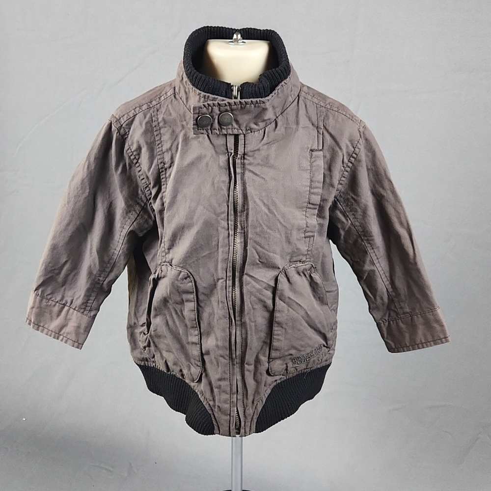 Kenneth Cole Reaction - Boys Winter Jacket - Gray/Black- Size 2T